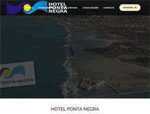 Tablet Screenshot of hotelpontanegra.com.br